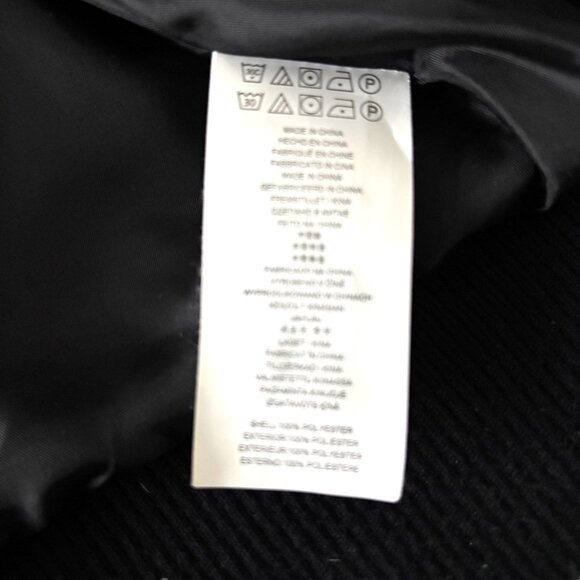 MICHAEL KORS  lightly down filled quilted black jacket  Misses XL - Picture 4 of 6